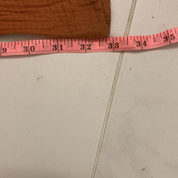 Pumpkin spice latte colored flowy Zara pants size medium - Picture 4 of 4